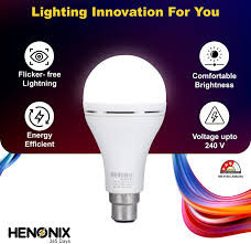 HENONIX 12 W Round B22 Inverter Bulb